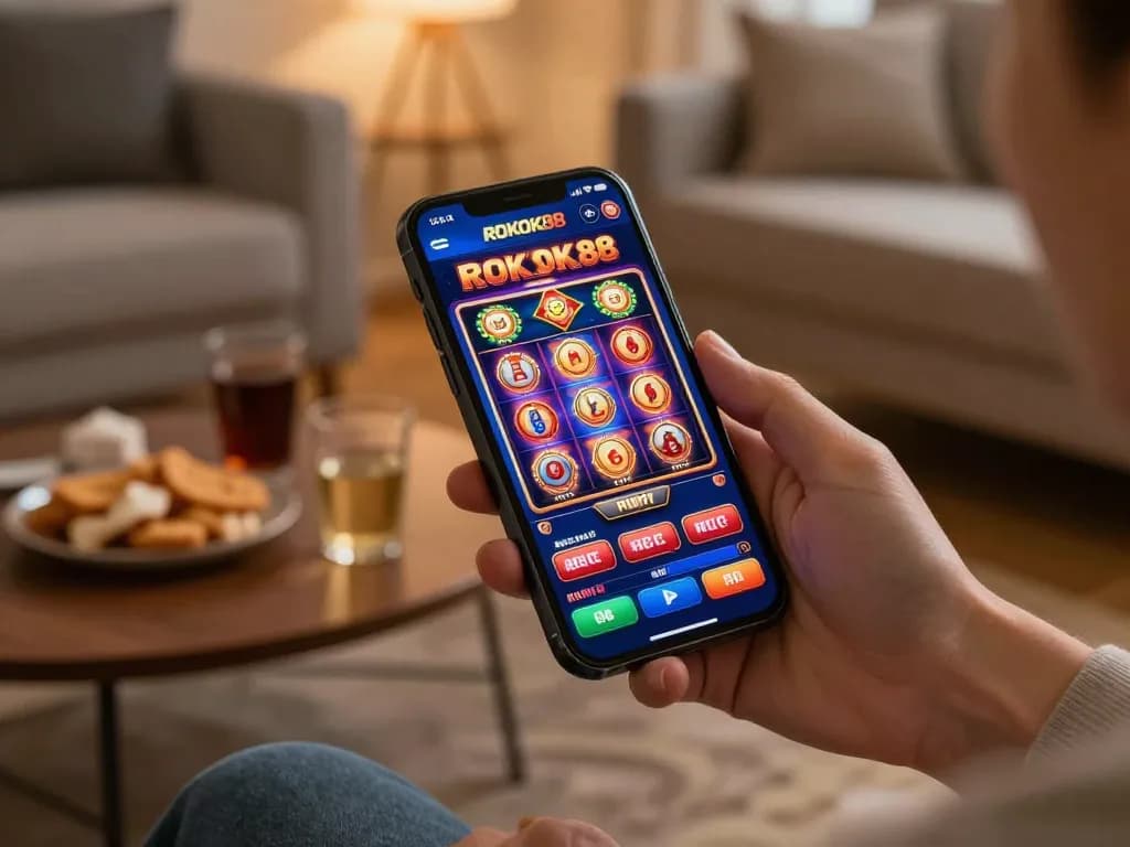 rokok88 login through engaging mobile gaming experience with exciting slot graphics.