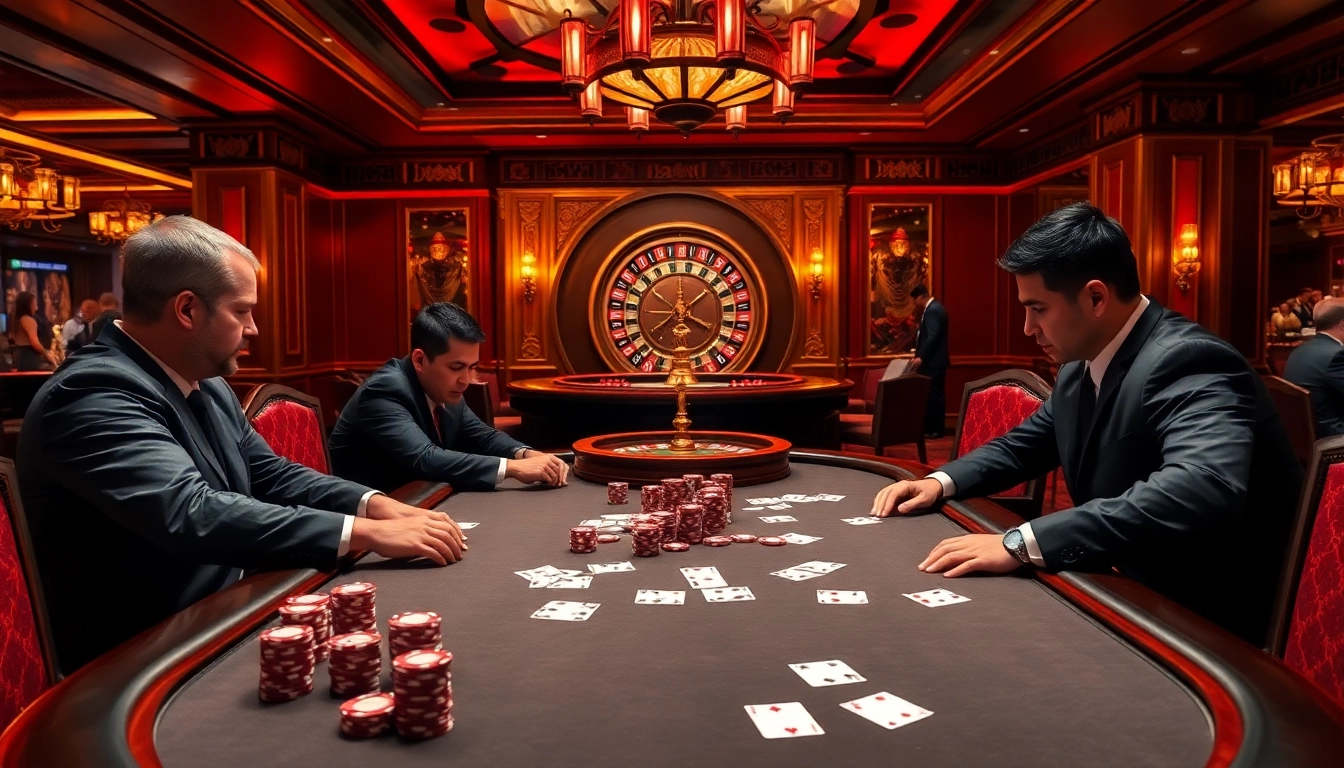 Engage with the thrill of high-stakes poker at a luxurious casino featuring link alternatif sbobet.