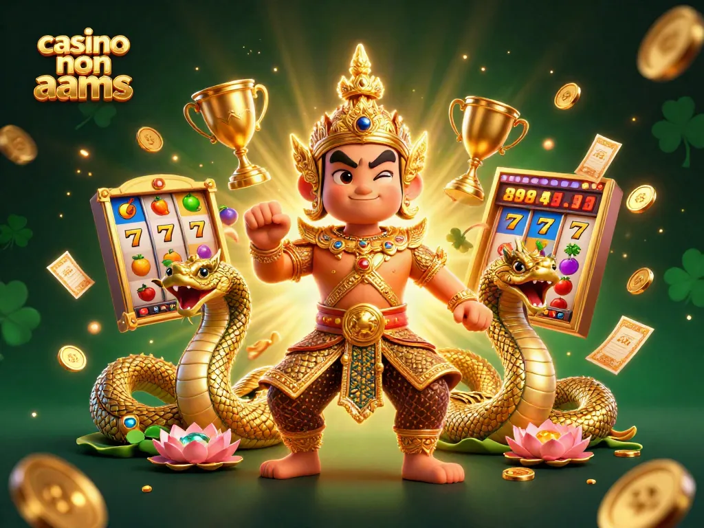 Gioca nei migliori casino non AAMS, con guardian yaksha e simboli fortunati in un casinò vivace.