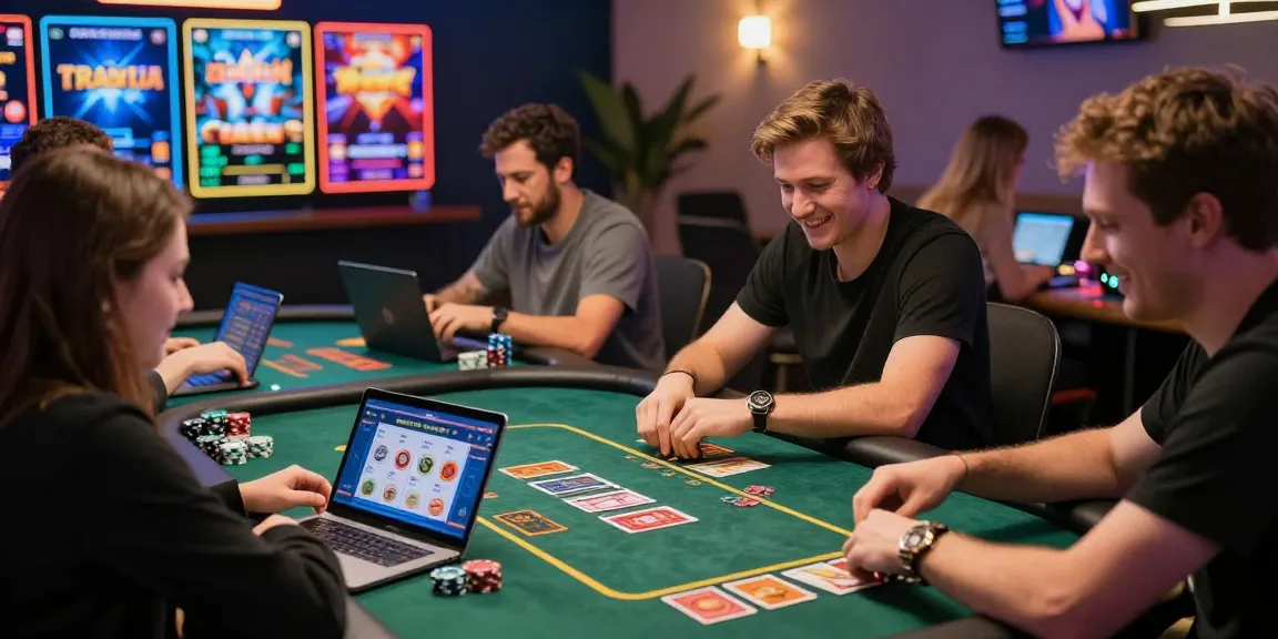 Visit https://fimltd.co.uk to explore the best credit card casinos with players enjoying games in a vibrant atmosphere.