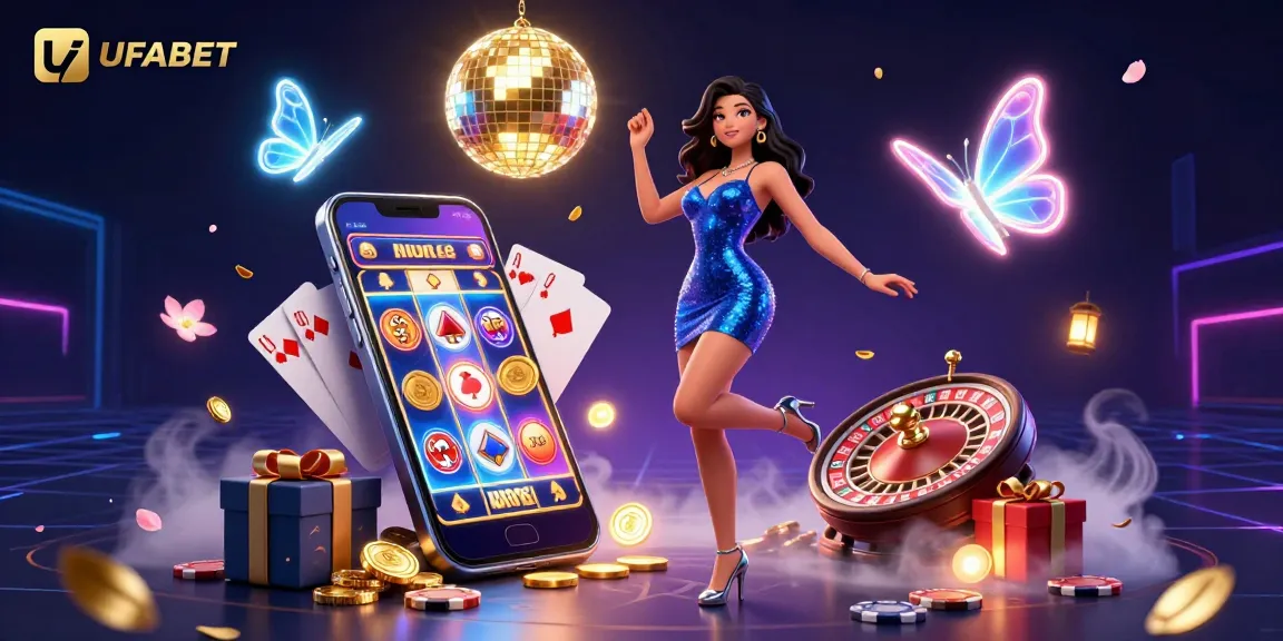 Experience thrilling gameplay at UFABET with vibrant slot games and engaging casino elements.