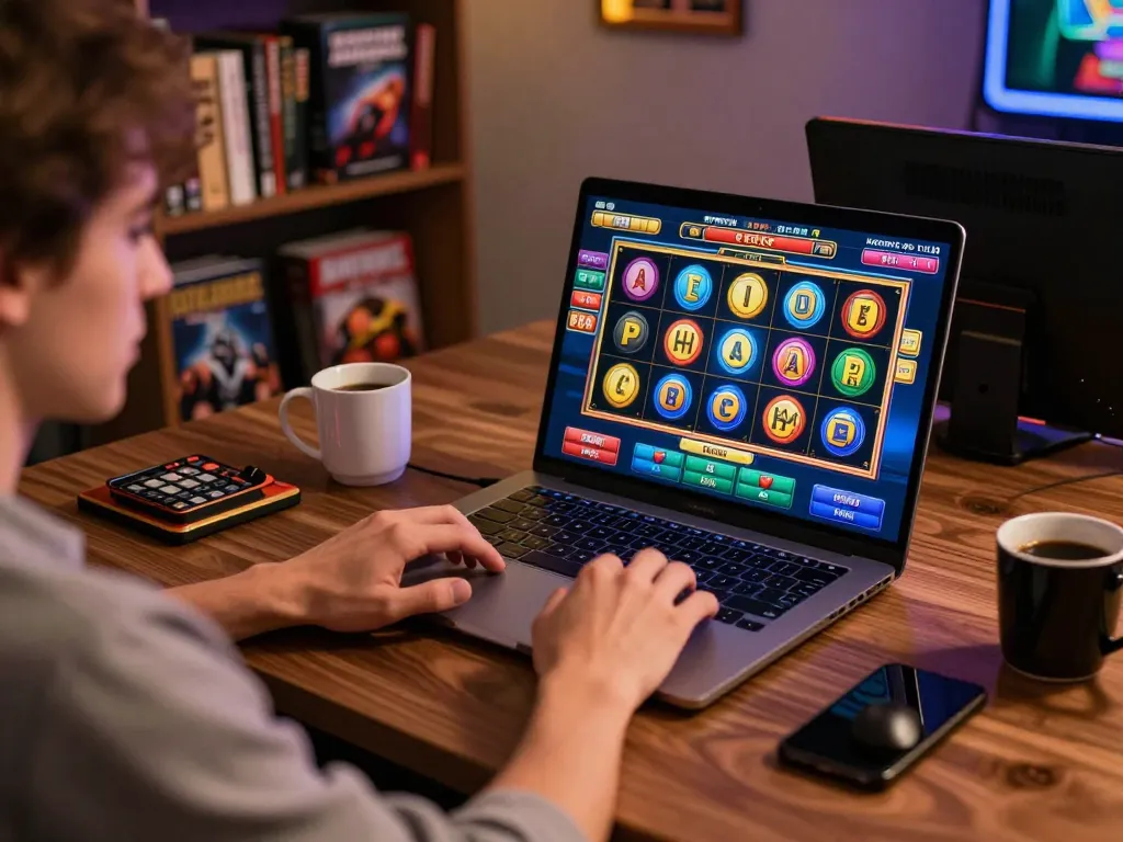 Engaging in slot bet 200 gameplay, showcasing colorful online slot machine interface and strategic setup.