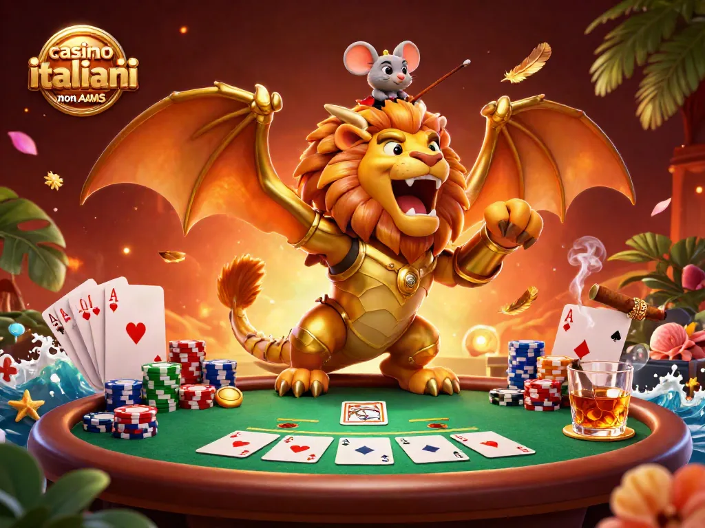 Gioca nei migliori casino italiani non AAMS con la chimera dorata e dettagli affascinanti.