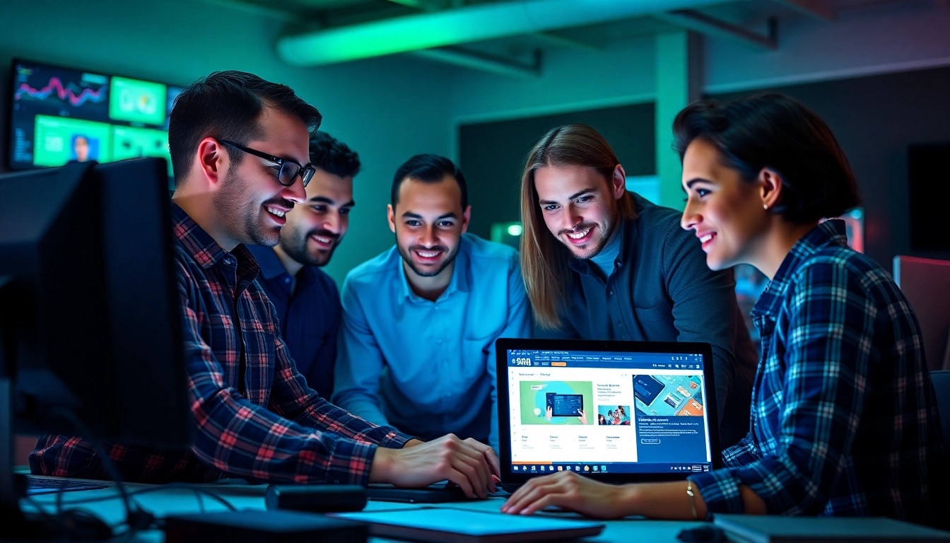 Enhance your business image with professional Hereford Web Design services showcasing collaboration.