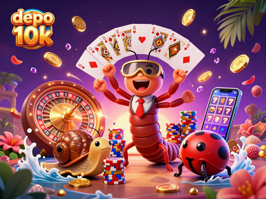Menangkan permainan kasino dengan depo 10k menghadirkan dealer aksesoris menarik dan banyak chip poker.