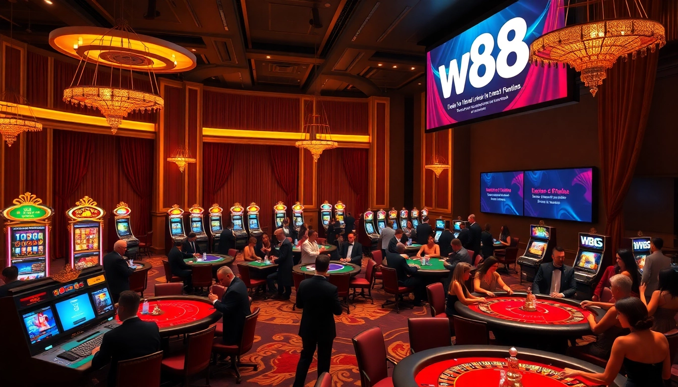 Experience luxury and excitement at the casino with the link to w88 promoting thrilling gameplay.