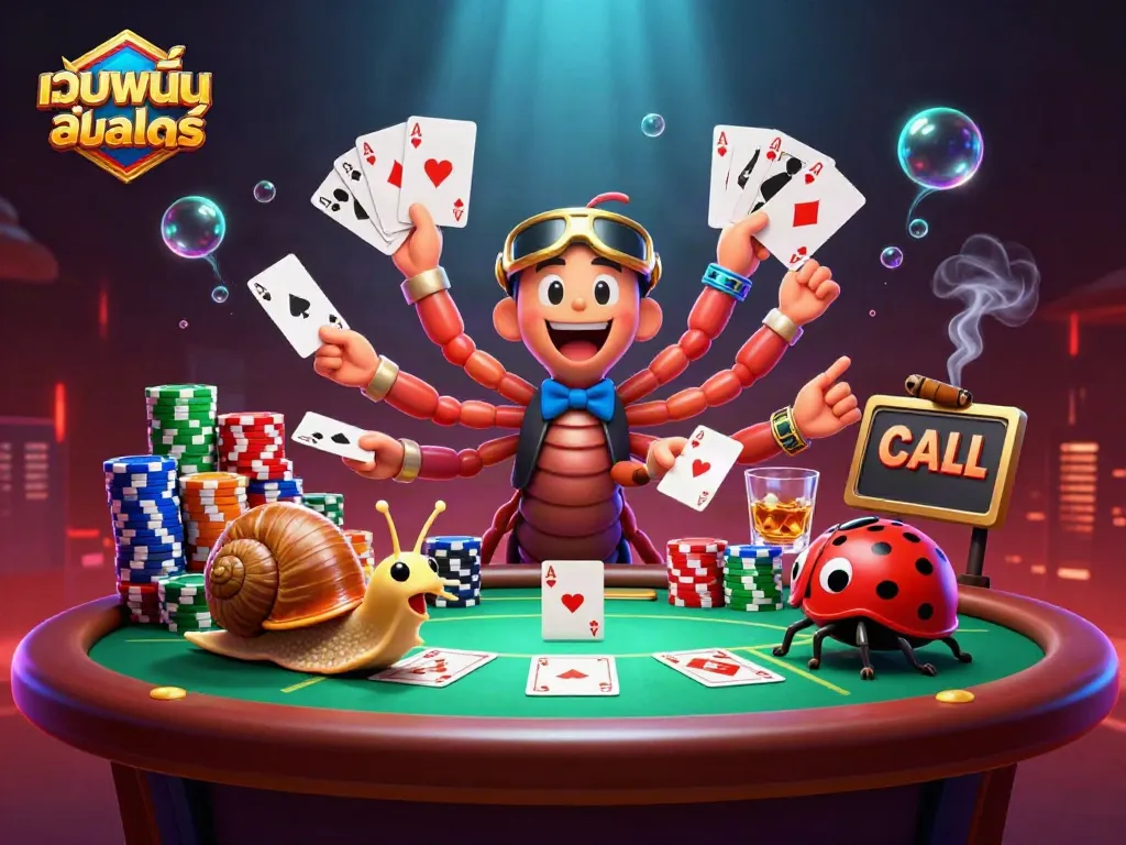 การเล่นเกมพนันออนไลน์กับดีลเลอร์สุดตื่นเต้นที่กำลังแจกไพ่