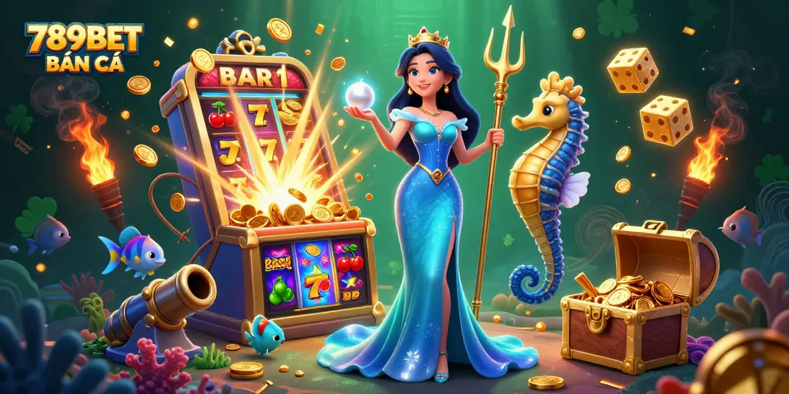 Engage in thrilling gameplay with 789BET BẮN CÁ featuring vibrant underwater treasures and exciting fishing action.