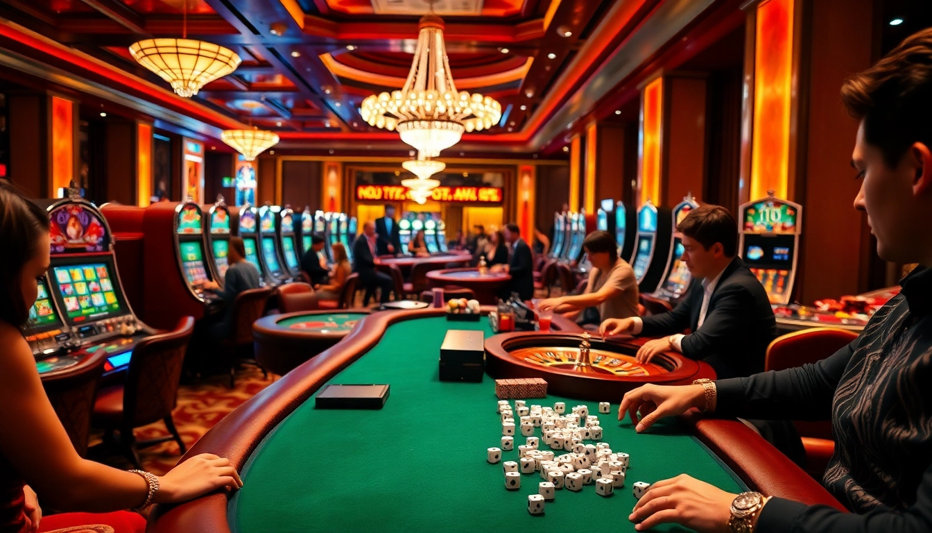 Experience thrilling gameplay at https://kingarthurcafe.com/menu with exciting poker tables and vibrant slot machines.