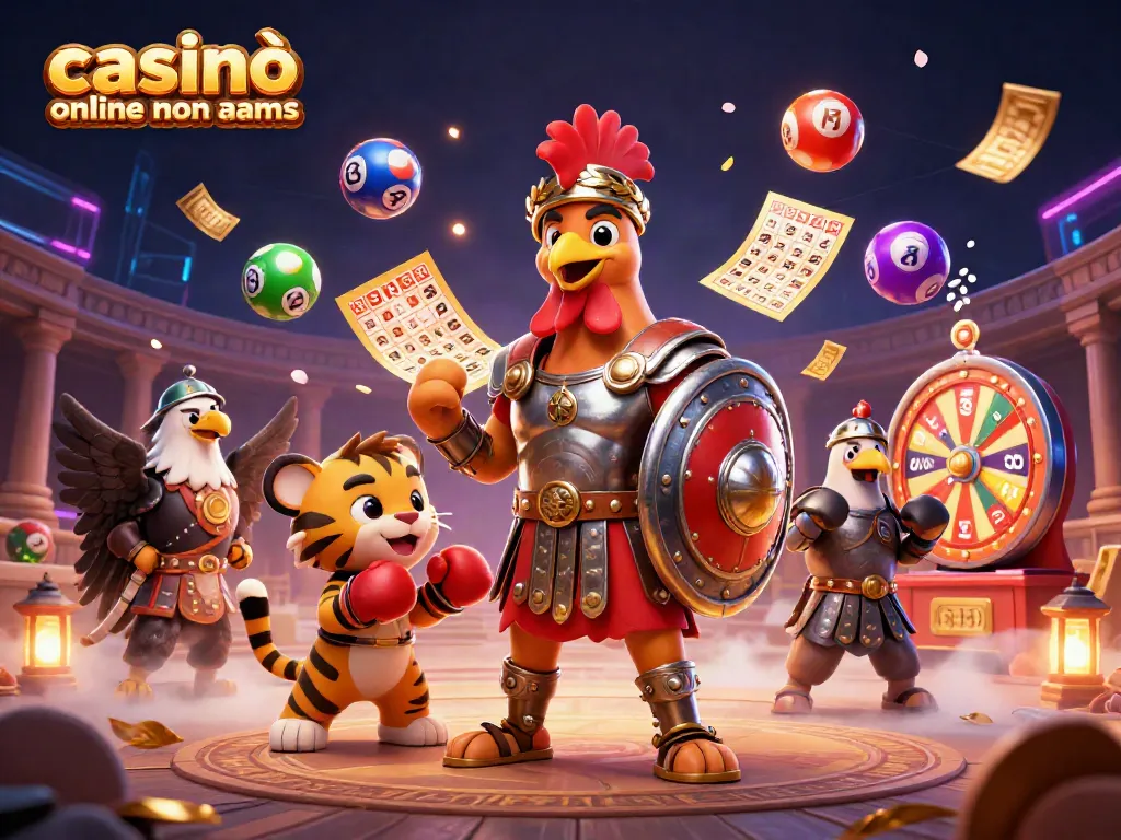 Gioca nei casinò online non AAMS con un'avvincente illustrazione 3D ricca di emozioni.