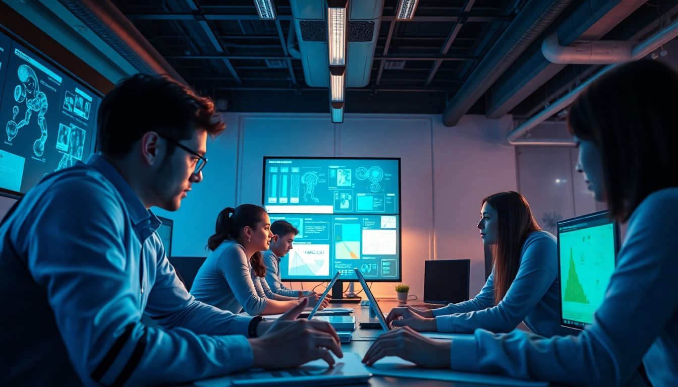 Experience the innovative workspace showcasing the nano banana pro with vibrant tech tools.