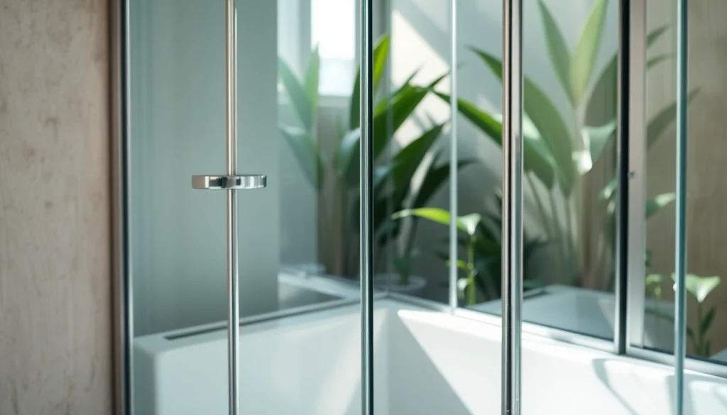 Bezaubernde sonni Duschkabine in modernem Badezimmer mit eleganten Glas- und Chromakzenten.