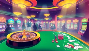 KJC AC 3 provides an incredible casino experience with roulette wheels and poker tables, engaging players in thrilling gameplay.