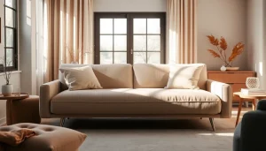 Sofa beds UK displayed in a stylish living room, inviting comfort and modern design.