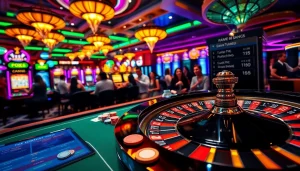 Experience the thrill of gambling with vibrant casino elements showcasing a pbn post.