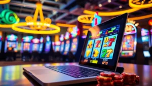Bermain slot bet 50 perak dengan grafis menarik dan interaktif di lingkungan kasino virtual.