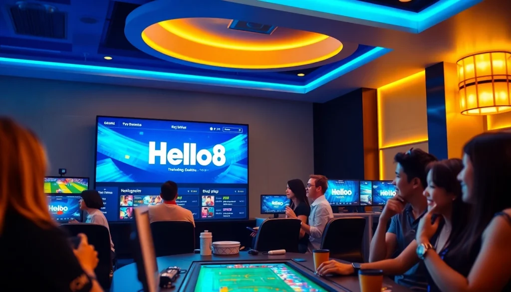Hello88 online gaming interface showcasing engaging betting options and excited players.