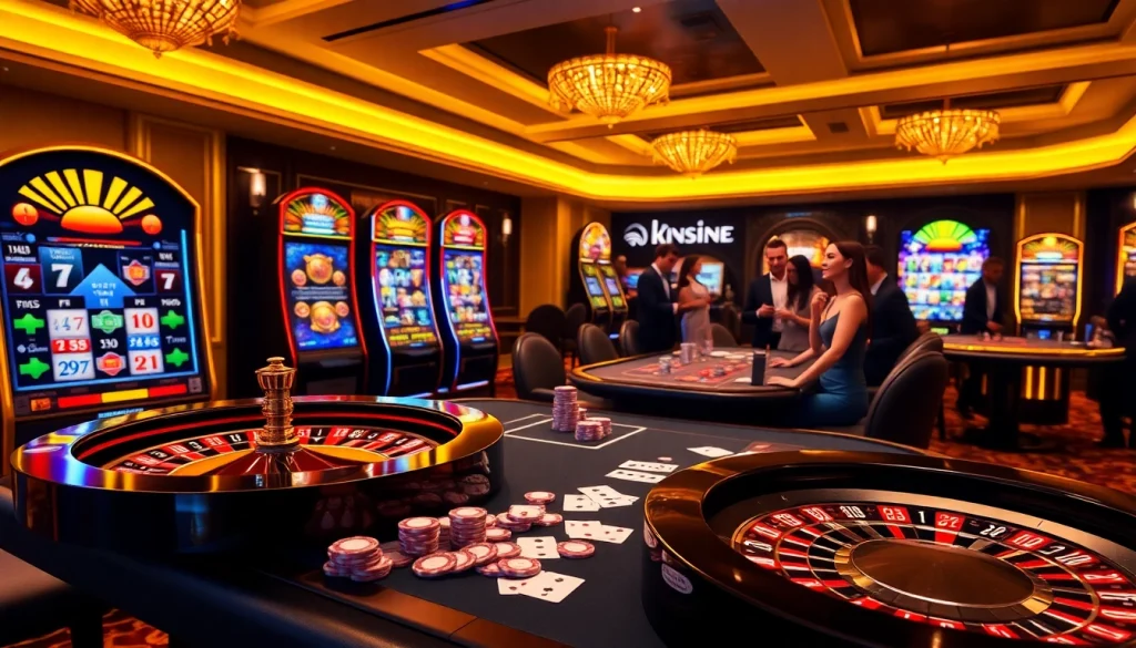 KJC VIP members enjoying a thrilling online casino experience with poker chips and cards.