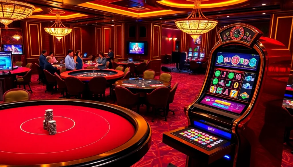 Experience the thrill of bk8thai ทางเข้า with professionals at an upscale casino table.