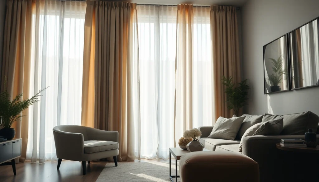 Bekijk verduisterende gordijnen die elegant zonlicht blokkeren in een sfeervolle kamer.