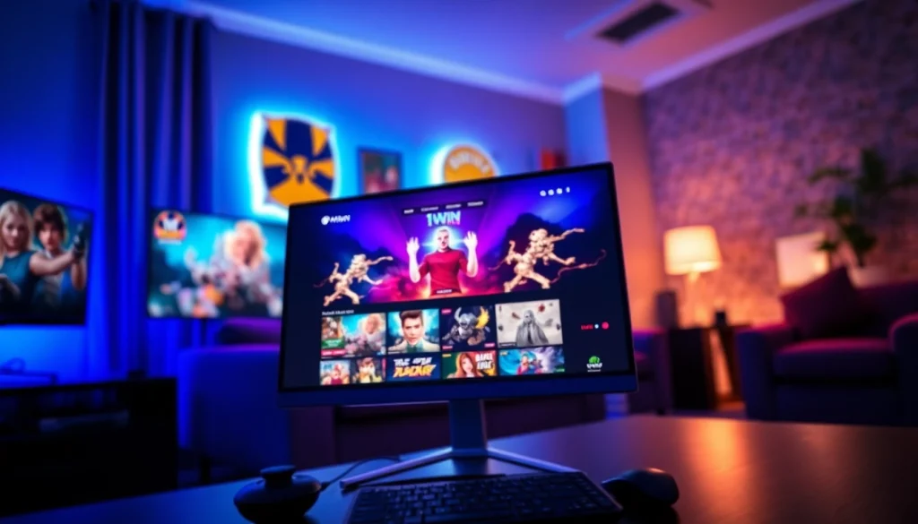 1win demo versiya ilə müasir oyun interfeysinin təqdimatı, dinamik qrafika ilə dolu.