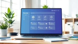 Visual representation of what is a frictionless warranty experience featuring a modern digital interface.