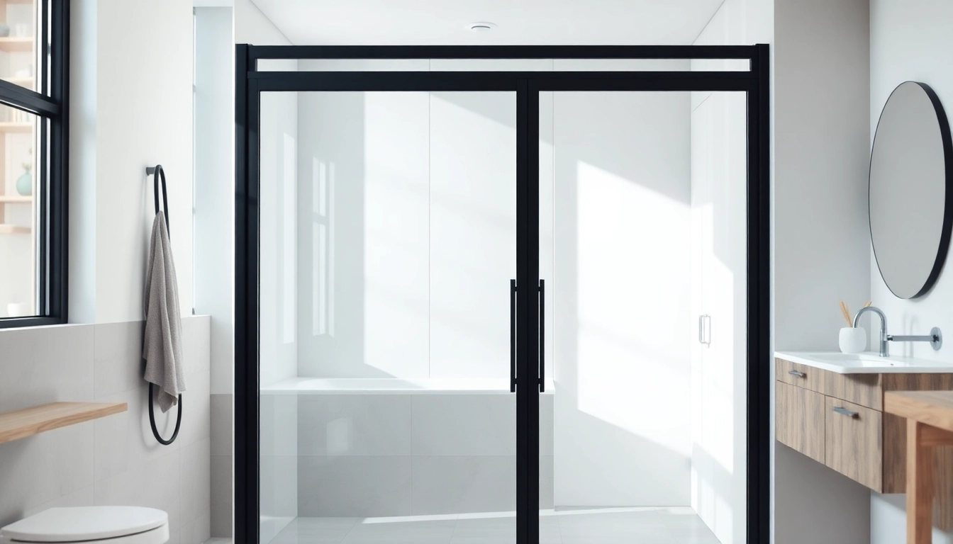Enhancing Your Space with a Stylish Shower Door Black Frame