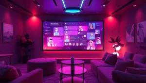 Experience vibrant interactions with free nsfw ai in a modern digital lounge.