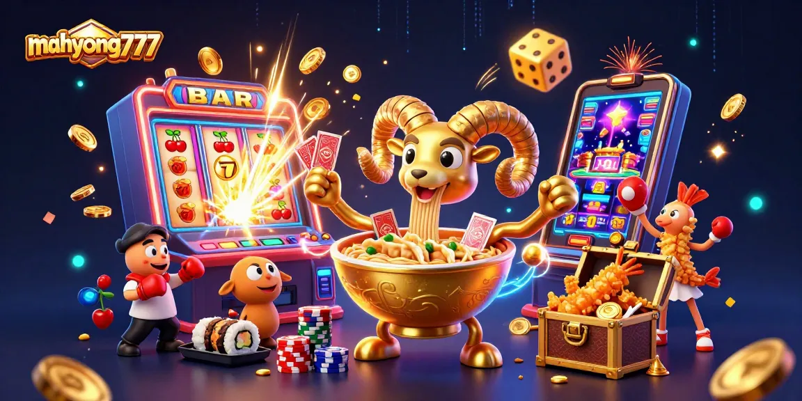 Join mahyong777 for exciting wins with 3D casino characters in a vibrant gambling scene.