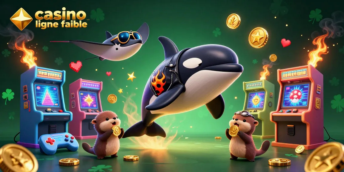 Profitez d'une expérience de jeu sécurisée avec le casino en ligne fiable dans cette illustration animée colorée.