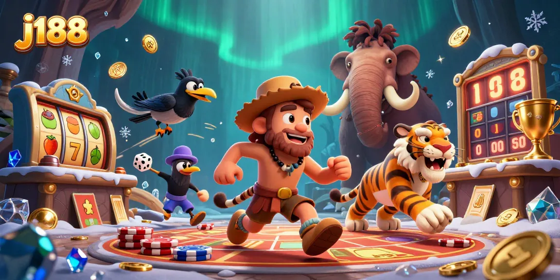 Experience thrilling slot action at j188's prehistoric casino with unique characters and enriching gameplay.